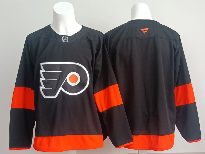 Men 2025 Philadelphia Flyers Blank Black Fanatics Home Premium NHL Jersey style 1->philadelphia flyers->NHL Jersey